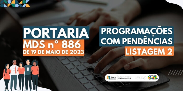 Entes Federados com Pendências nas programações da Portaria 886/2023 no SIGTV.