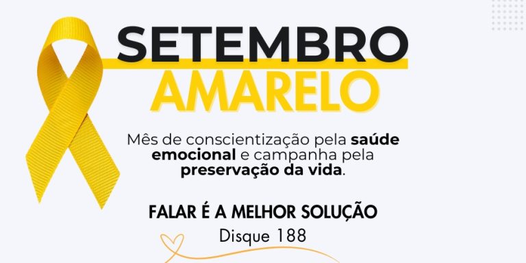 Setembro Amarelo: O FNAS alerta para a importância do cuidado com a preservação da vida