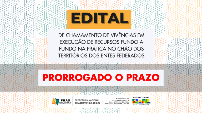 PRORROGADO O PRAZO DO EDITAL DE CHAMAMENTO DE ARTIGOS