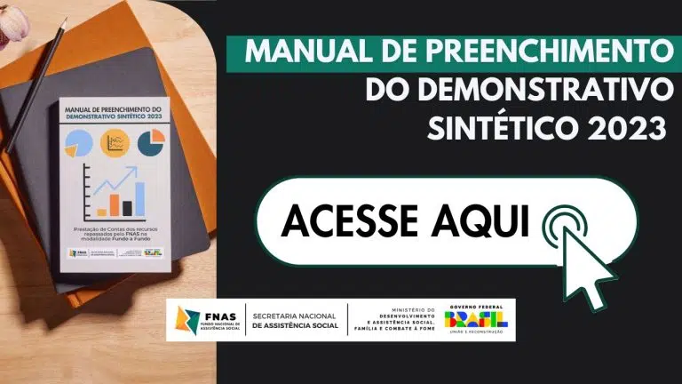 ABERTURA DE PREENCHIMENTO DO DEMONSTRATIVO SINTÉTICO ANUAL DA EXECUÇÃO FÍSICO-FINANCEIRA – EXERCÍCIO 2023