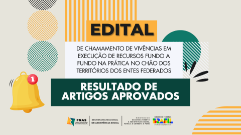 DIVULGAÇÃO DOS ARTIGOS SELECIONADOS PARA O PERIÓDICO SOBRE EXECUÇÃO DE RECURSOS FUNDO A FUNDO