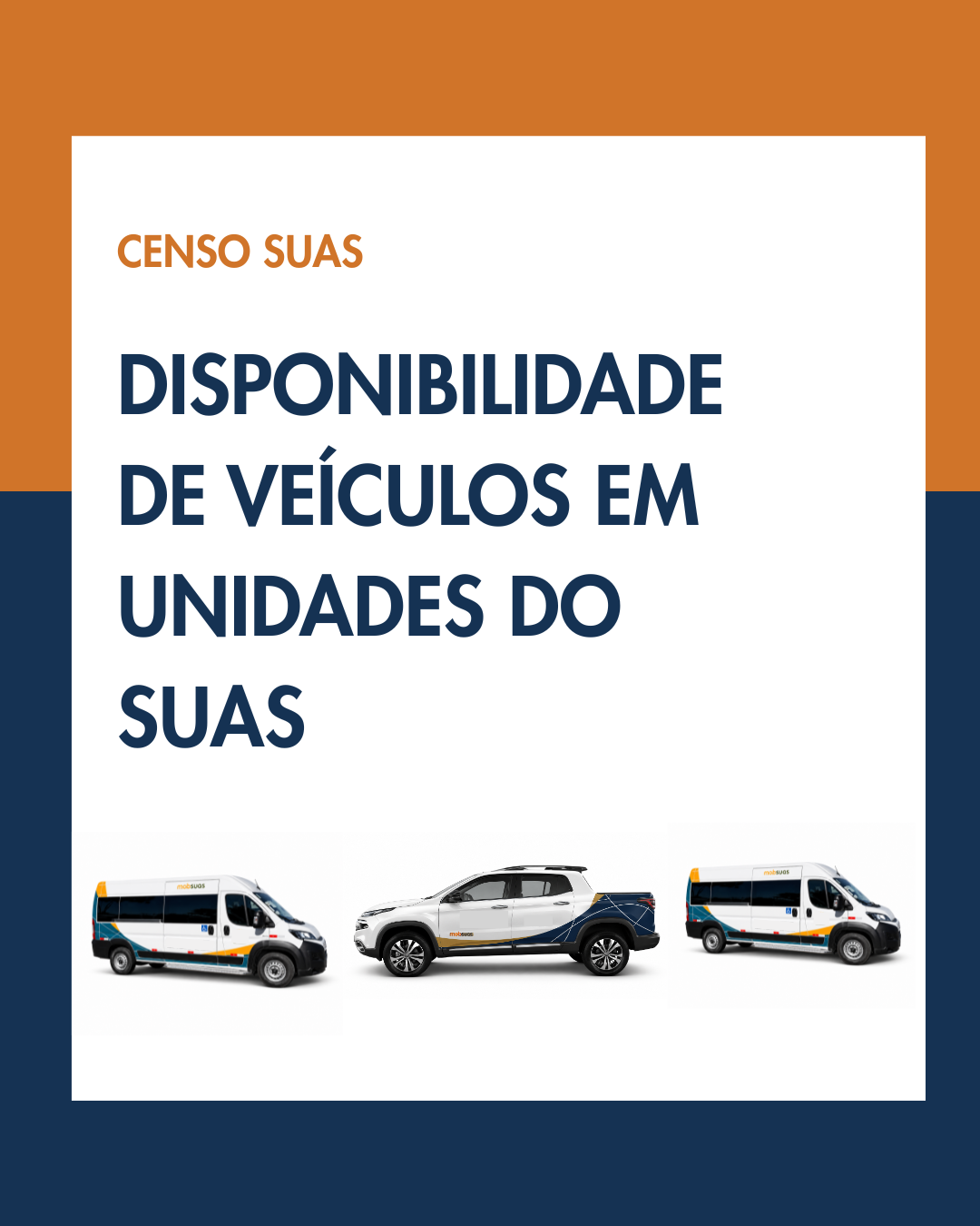 Censo SUAS 2023 - Disponibilidade de veículos em unidades do SUAS